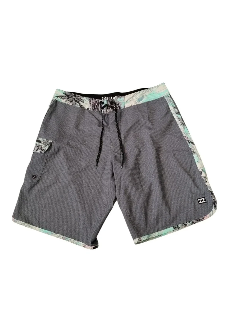 Billabong Men's 32 Recycler‎ 73 Pro Board Shorts Tropical Beach Surf Vacation